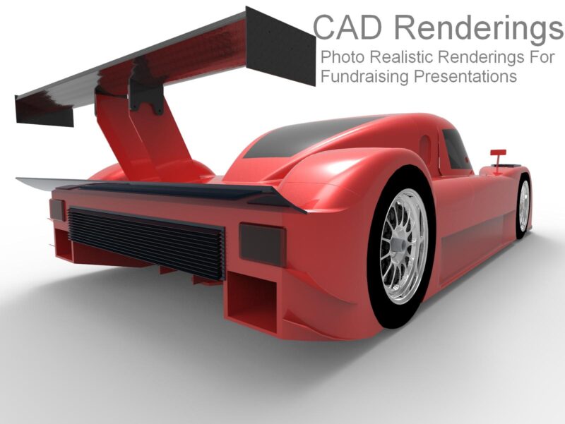CAD design photo realistic renderings and engineering by Evocativo. Used for presentations and marketing materials.